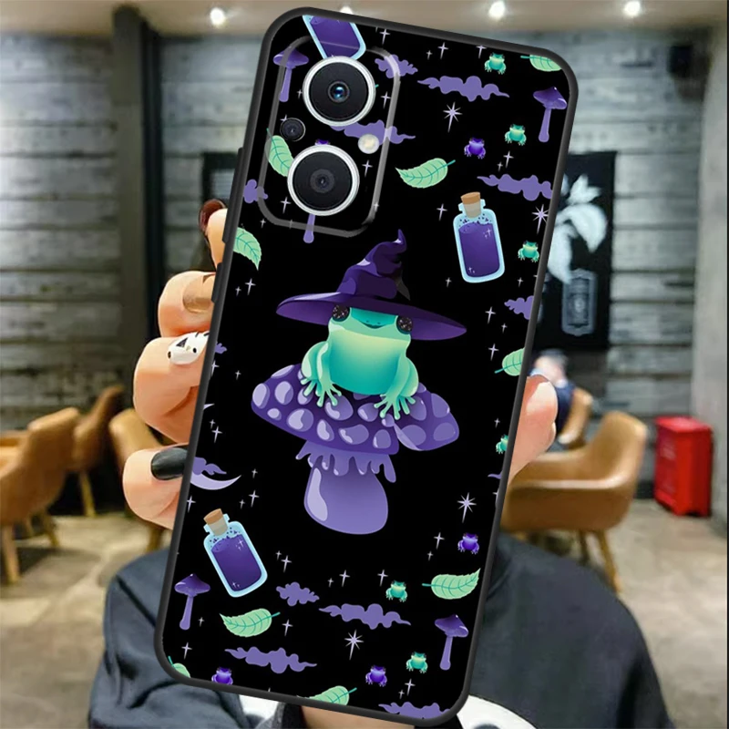 Чехол «Ведьма-лягушка» для OPPO Reno 11 11F 13 12 F 8T 7 8 10 Pro OPPO Find X8 X6 Pro X3 X5 Lite Cover Coque