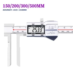 High Precision Long Jaw Inner Diameter Digital Display Caliper 150mm 200mm 300mm 500mm Non Standard Calipers Industrial Grade