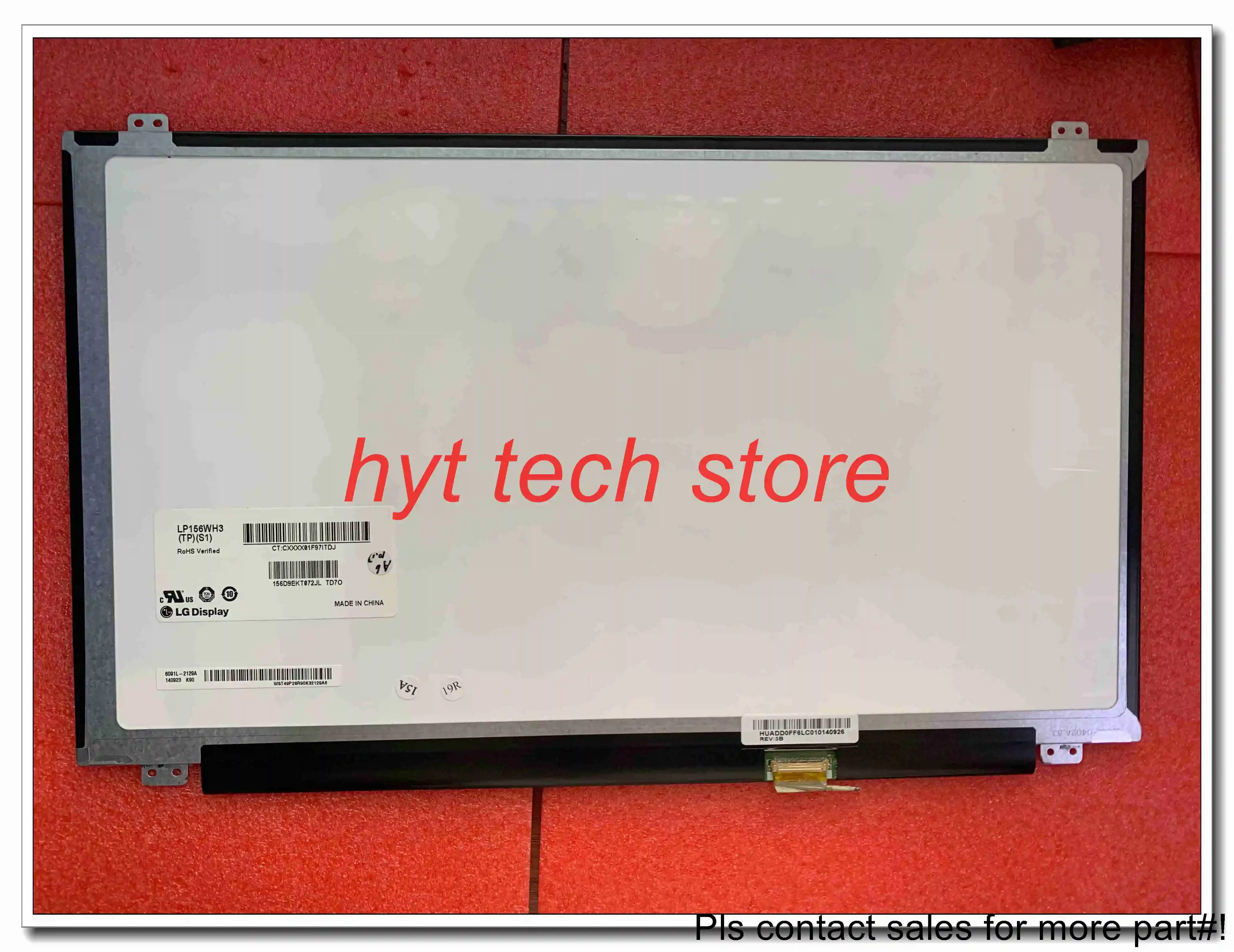 Supply LP156WH3(TL)(S1)  LP156WH3-TLS1,15.6 inch LCD Panel 1366*768 100% tested before shipment