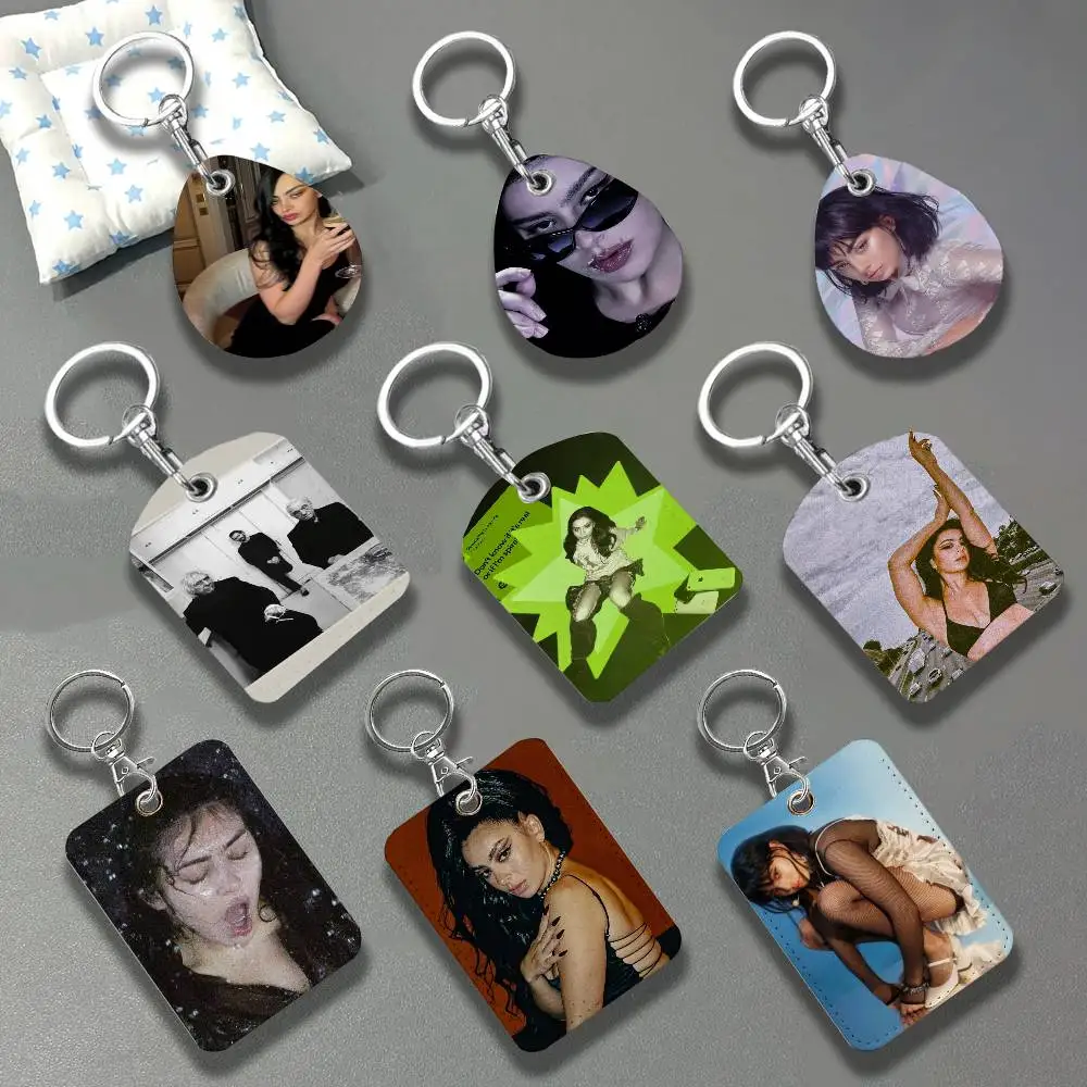 C-Charlixccx Album Music Fashion Film Protective Case For Apple AirTag/Access Card Holder/Pet Anti-Loss Tracking Device