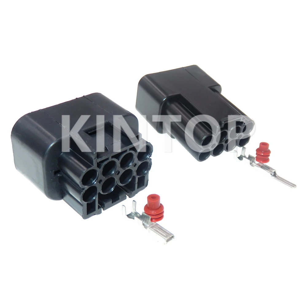 Arnés de cableado de 8 pines para coche, conector eléctrico con cables de FW-C-8F-B, FW-C-8M-B, 1 Juego