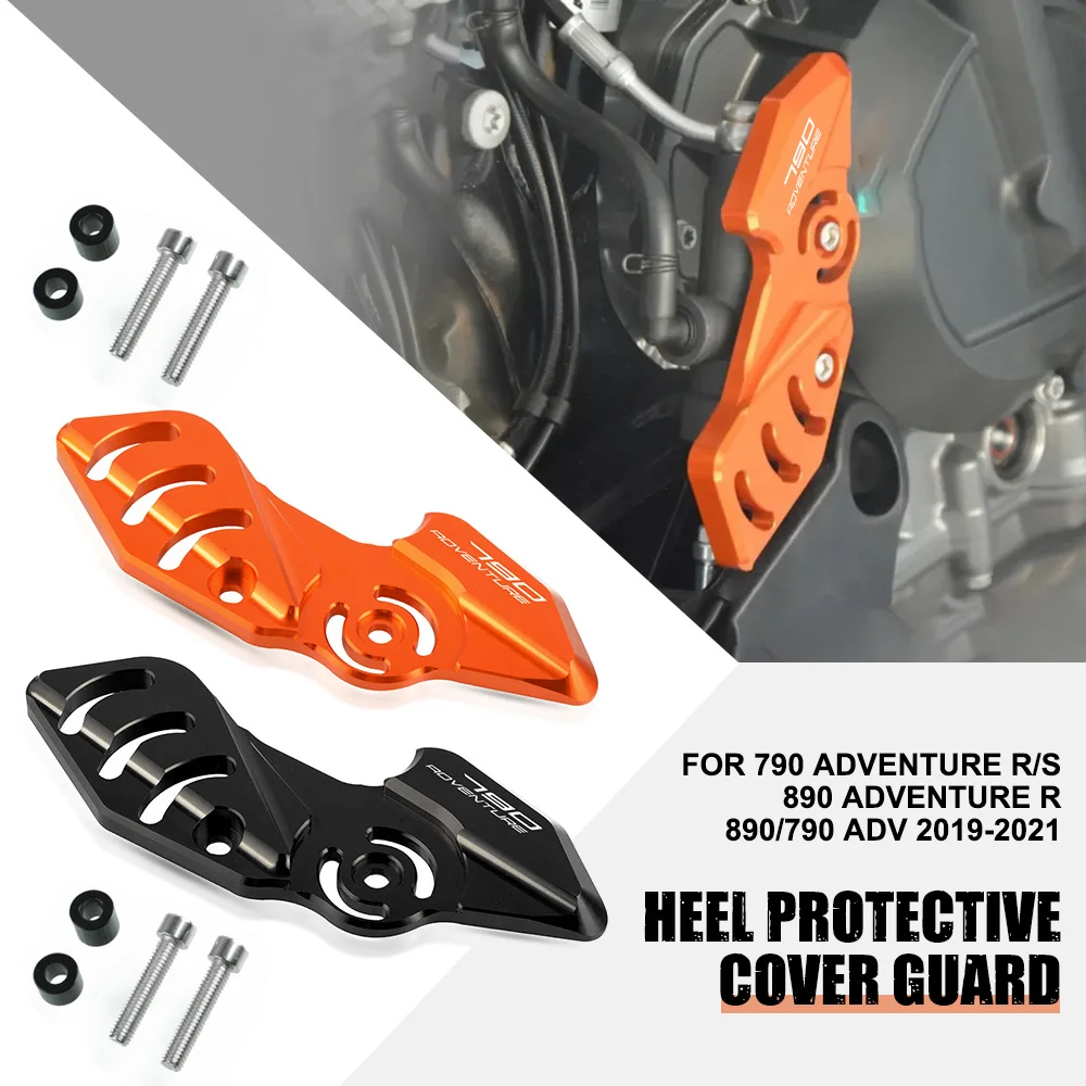 

Motorcycle Heel Protective Cover Guard Brake Cylinder Guard Set For 790 Adventure R/S 890 Adventure R 890/790 ADV 2019 2020 2021