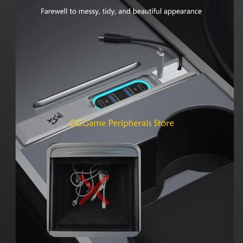 U55B Docking Station USB Hub Multiport Adapter Accessories Port for