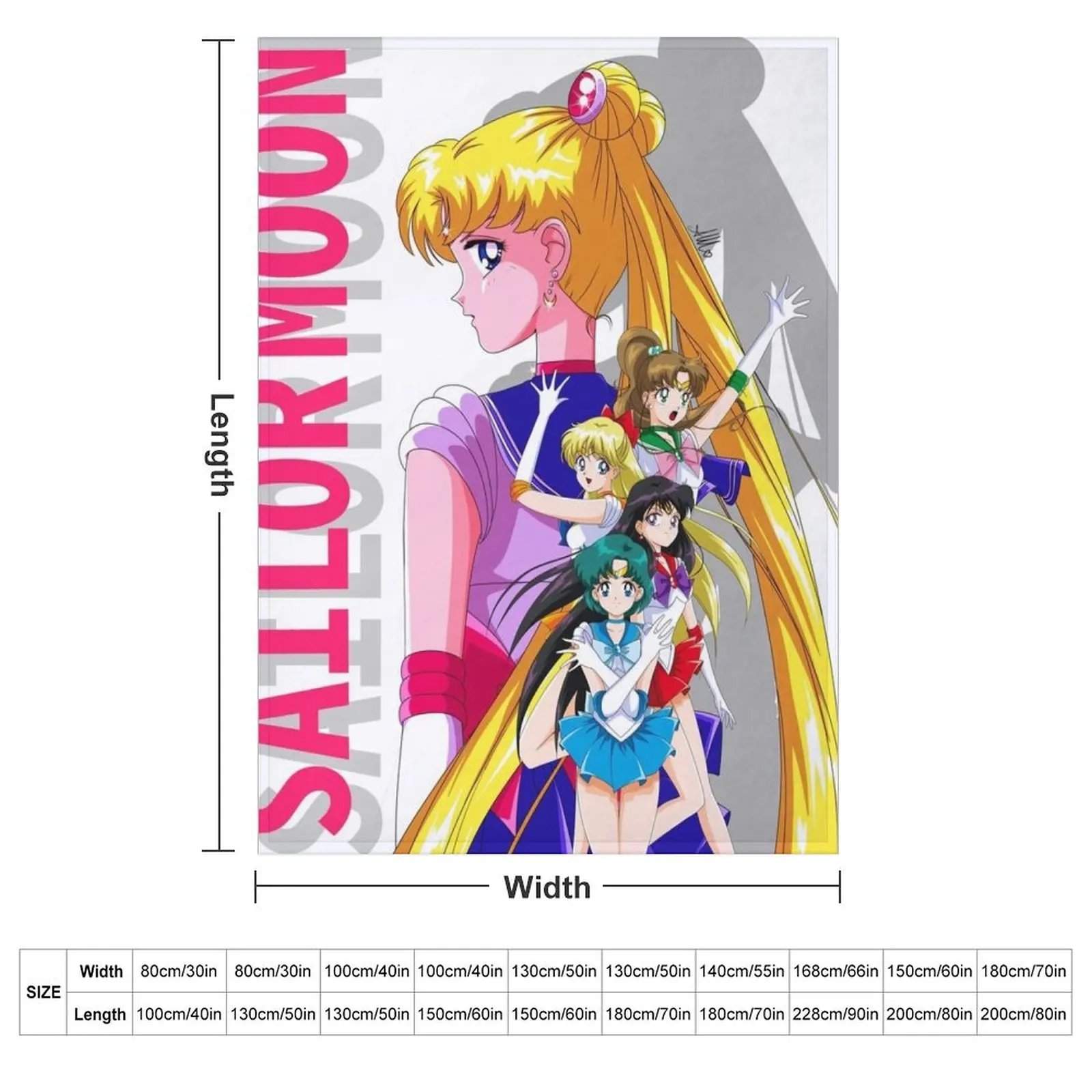 sailor moon Throw Blanket Cute Extra Large Throw Blankets