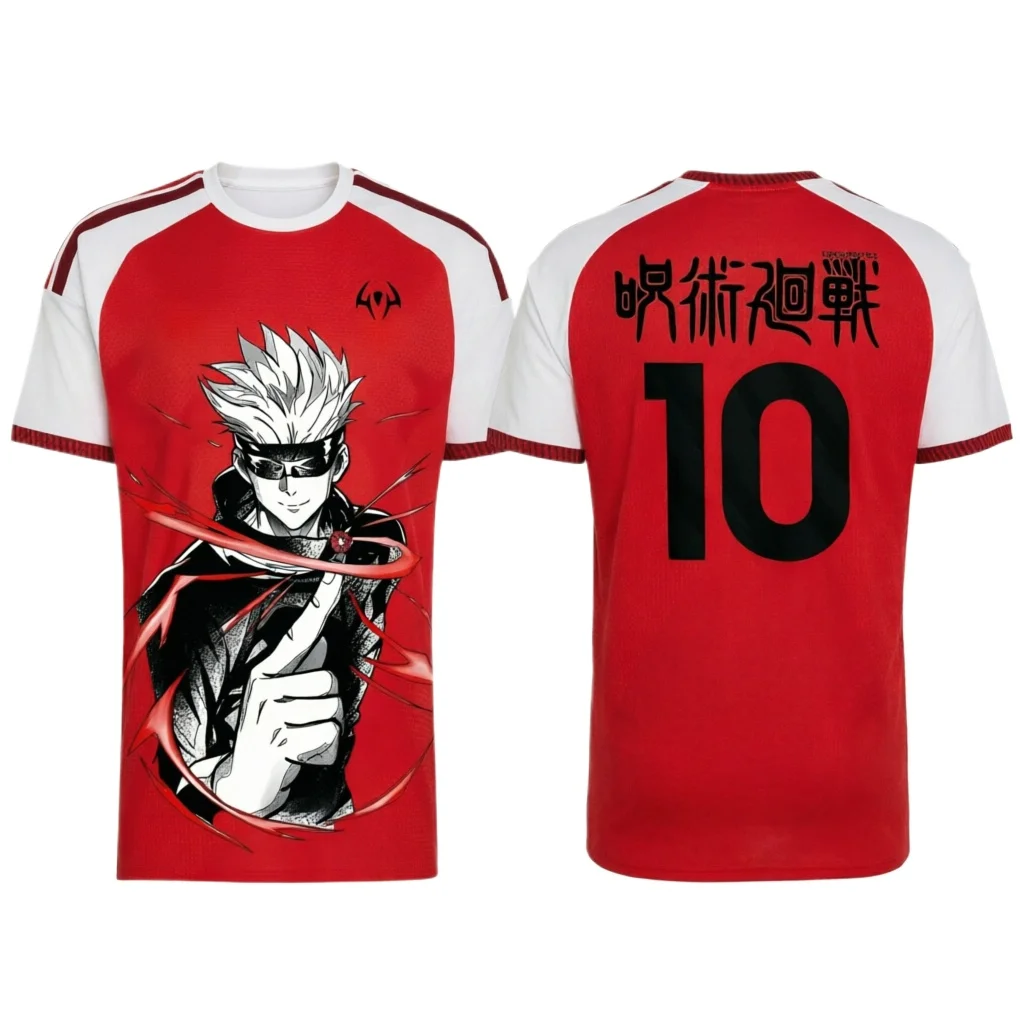 2026 Summer Jujutsu Kaisen Retro Cosplay T-shirt Men's 3D Printed Jiu Jitsu Short-sleeved Family Unisex Children's Sports Shirt