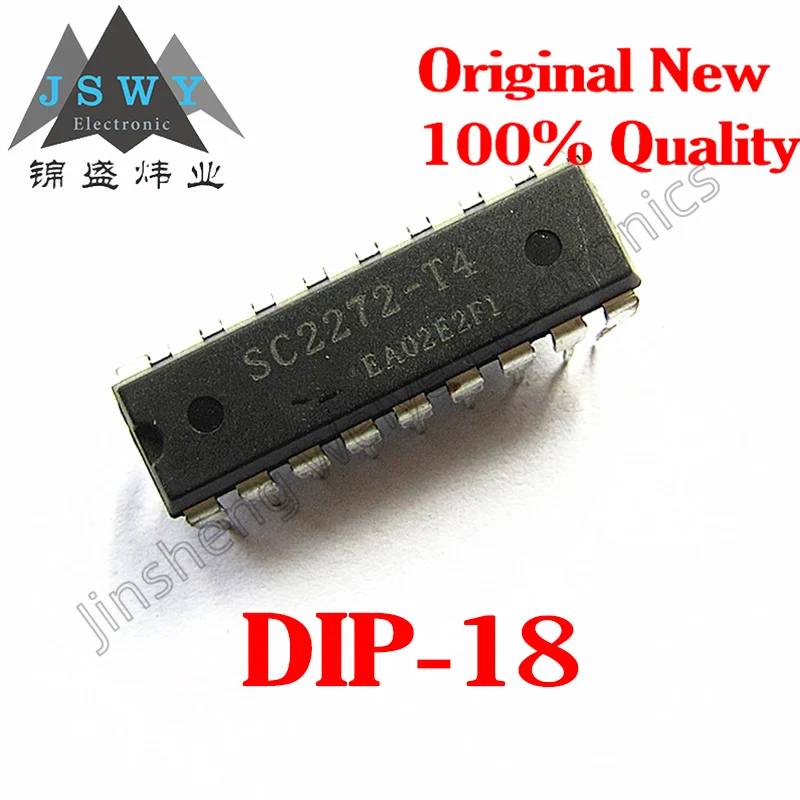 (2-10pcs) SC2272-T4 DIP-18 Remote Control Decoder IC In stock Fast delivery