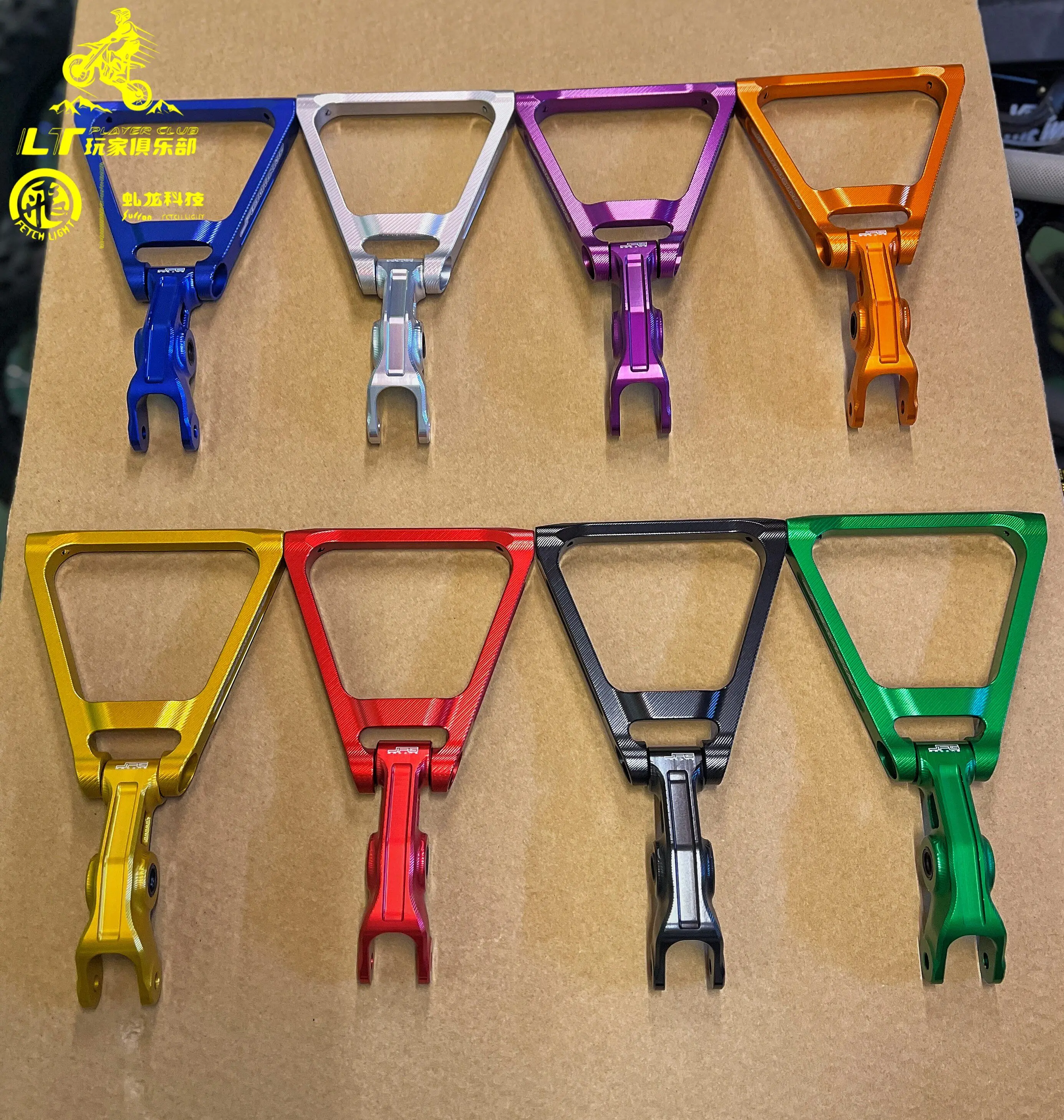CNC 7075 Aluminum Suspension Triangle Lever Dogbone Linkage Kit For Sur-Ron Light Bee X S Dirt Bike Modification Upgrade