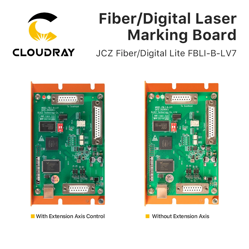

Cloudray BJJCZ Laser Marking Machine Controller Original Card FB/SZLI-B-LV7- Ezcad for 1064nm Fiber Marking Machine Raycus MAX