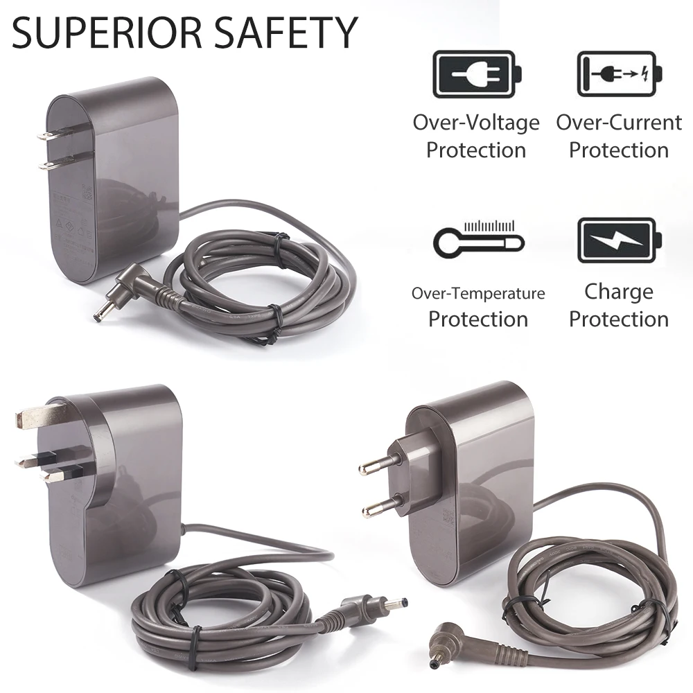 Adaptador de corriente para aspiradora inalámbrica Dyson Micro, 1,5 kg, SV21, Micro fuente de alimentación, 100-240v, enchufe de EE. UU., Reino Unido y UE