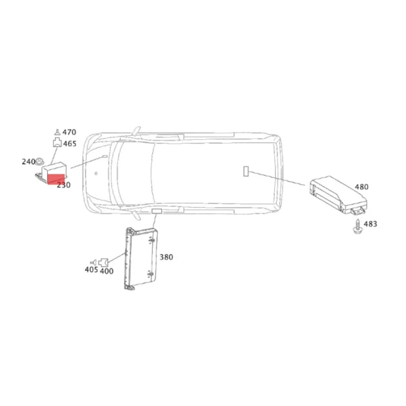 0005453516 6461536579  0255452832 Glow Plug Relay Control  For Mercedes-Benz A0005453516 A6461536579 A0255452832