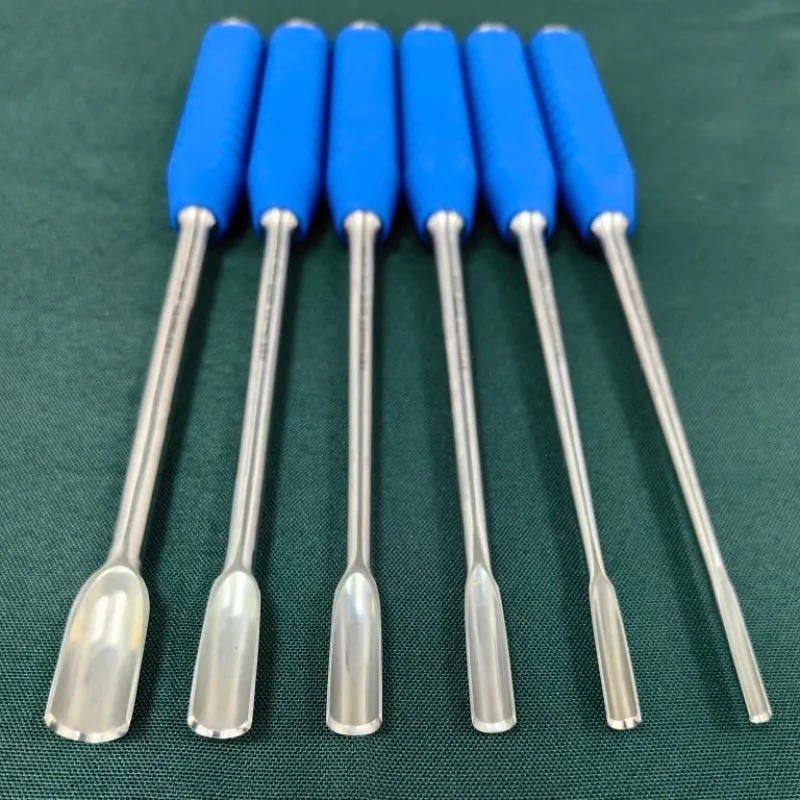 Orthopedic minimally invasive surgical instruments, bone chisel, knife, round , semicircular knife, Emei