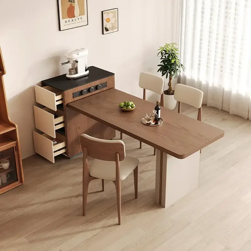 #Desk Study Dining Table Wood Side Chairs Kitchen Balcony Modern Dining Table Designer Writing Mesas De Comedor Home Furniture