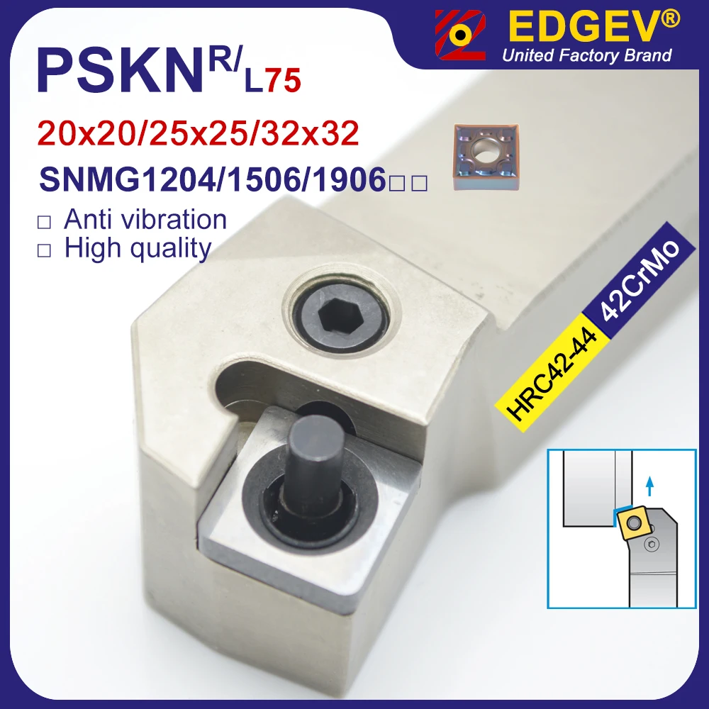 

PSKNL PSKNR 2020 3232 Metal Lathe Cutter PSKNR2020 PSKNR3232 Turning Tool for SNMG120408 SNMG150608 SNMG190612 SNMG Tool Holder