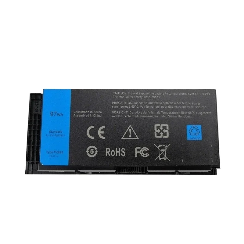 11.1V 8600mAh FV993 Laptop Battery For DELL Series FJJ4W T3NT1 N71FM PG6RC R7PND 3DJH7 97KRM M6600 M6700 M6800 M4800 M4600