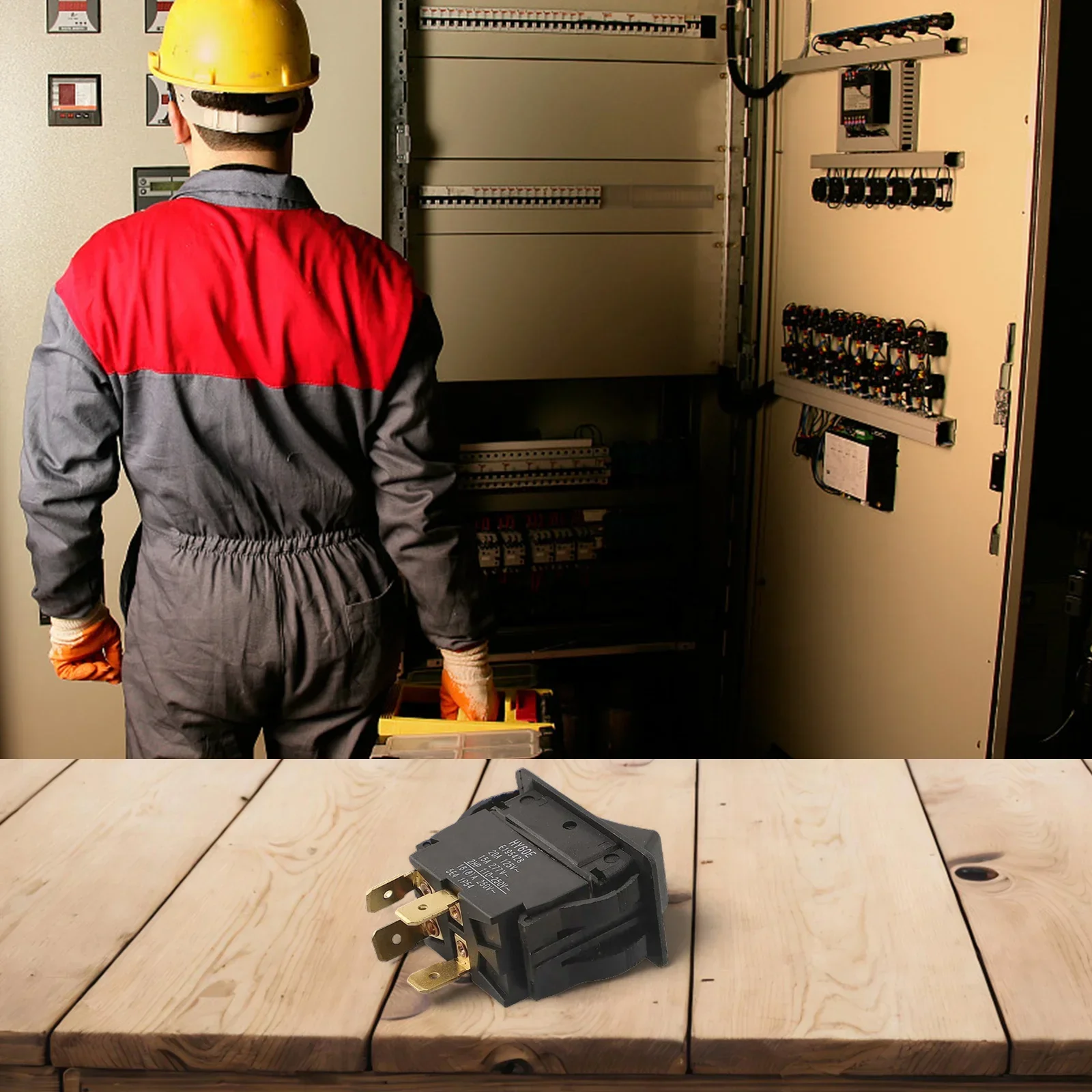 

Various Environmental Conditions HY60E Rocker Switch Easy To Install High Current Rating High-precision Mechanism