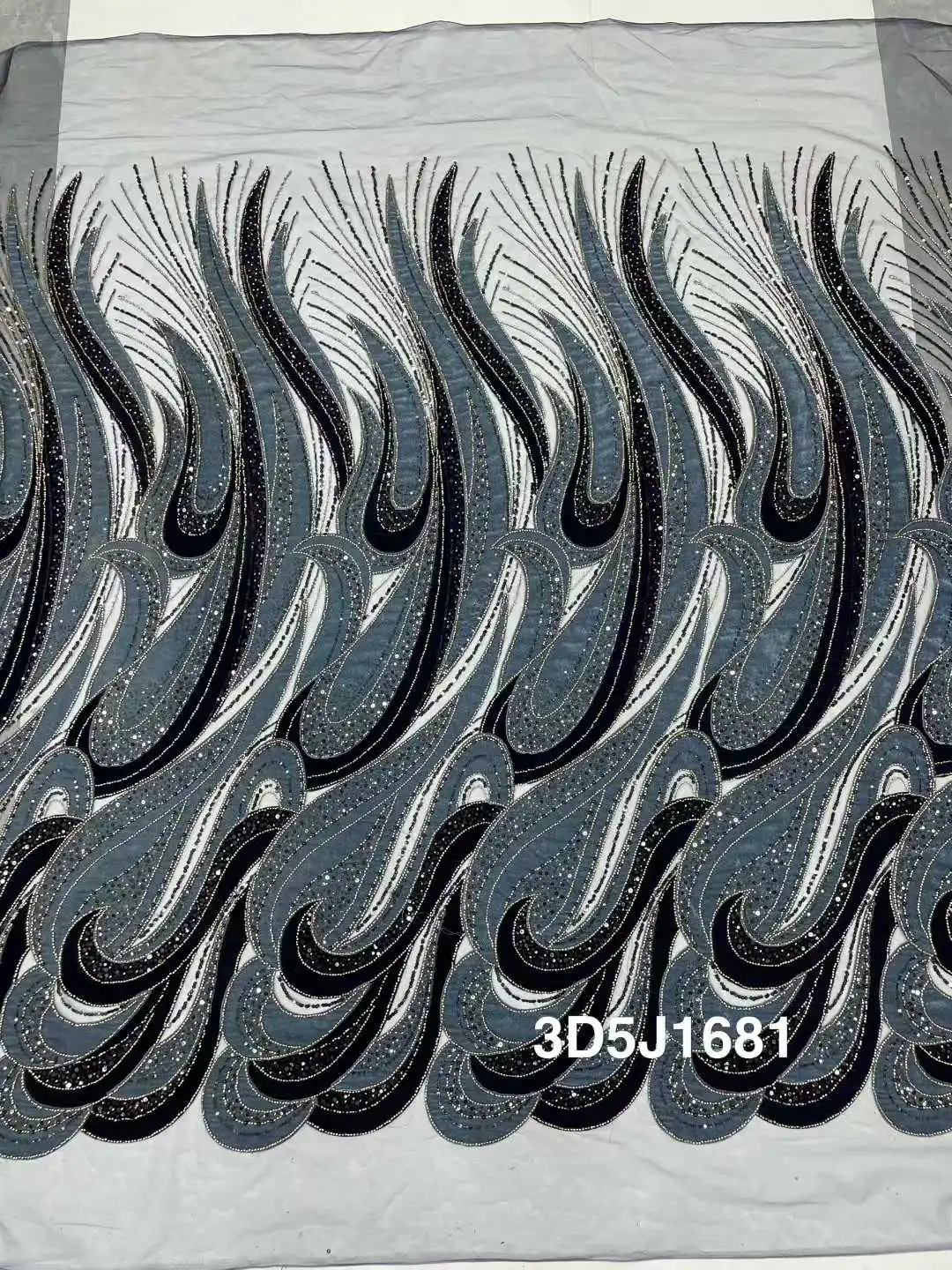 

Роскошная африканская кружевная ткань с блестками, высокое качество, 20225, тяжелый бисер, вышивка, французский тюль, кружево для свадебного платья