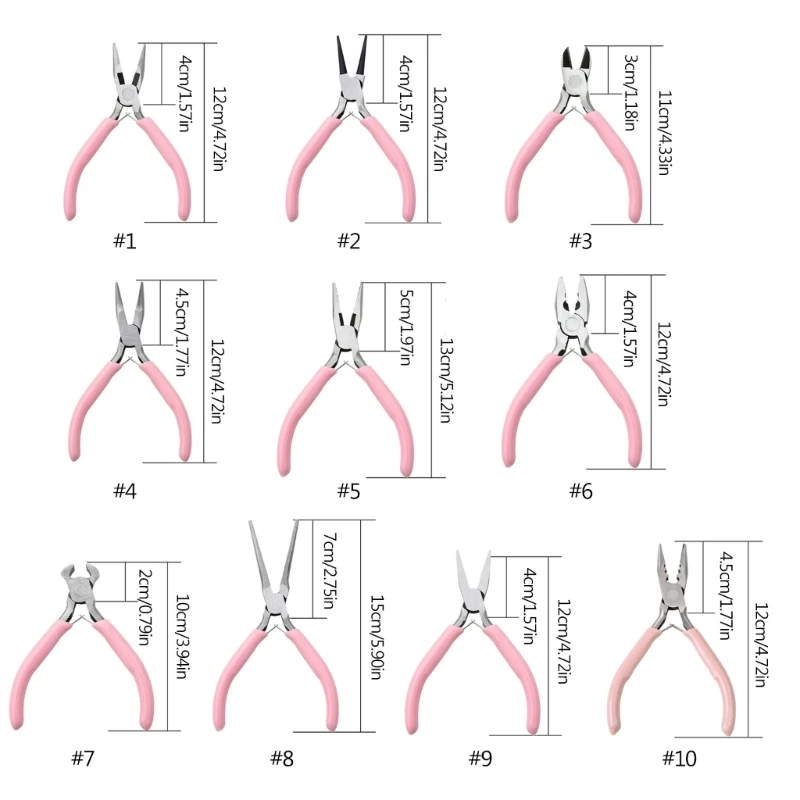 1185 Mini Pliers and Positioner Bead Pliers Versatile Tools for Jewelry Accessories