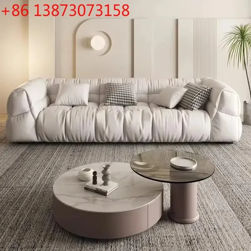 Designer Beige Lazy Sofa Aesthetic Memory Foam Oversized Modern Living Room Luxury Reading Couch Wohnzimmer Home Furniture