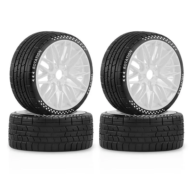 ยางรถแข่ง Flat Run GT สำหรับรถ ARRMA 1/7 INFRACTION F1 KM Hongnuo X3GT 1/8 RC อะไหล่แต่งรถ