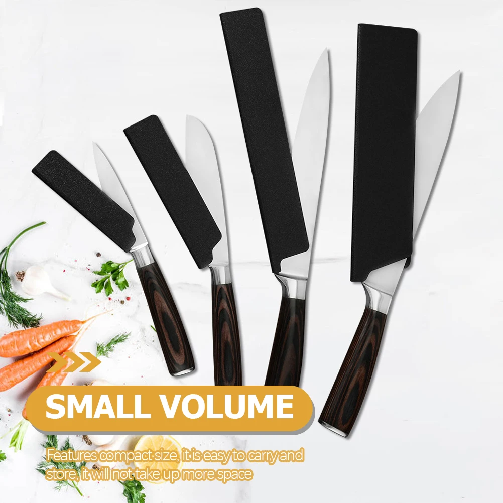 

2 Pcs Knife Set Travel Protector Sheath Universal Lightweight Protectors Tool Flocking Covers