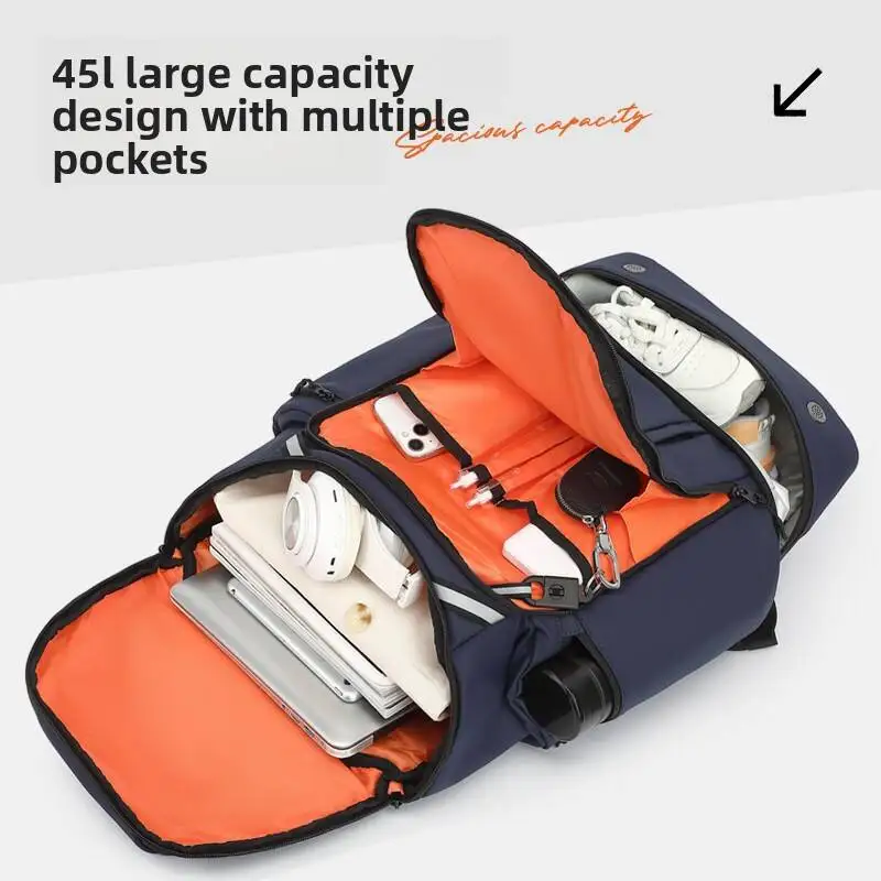 Men's Large Capacity Casual Sports Lightweight Laptop Bag Business Backpack School Bag Large-capacity Multifunctional Travel Bag