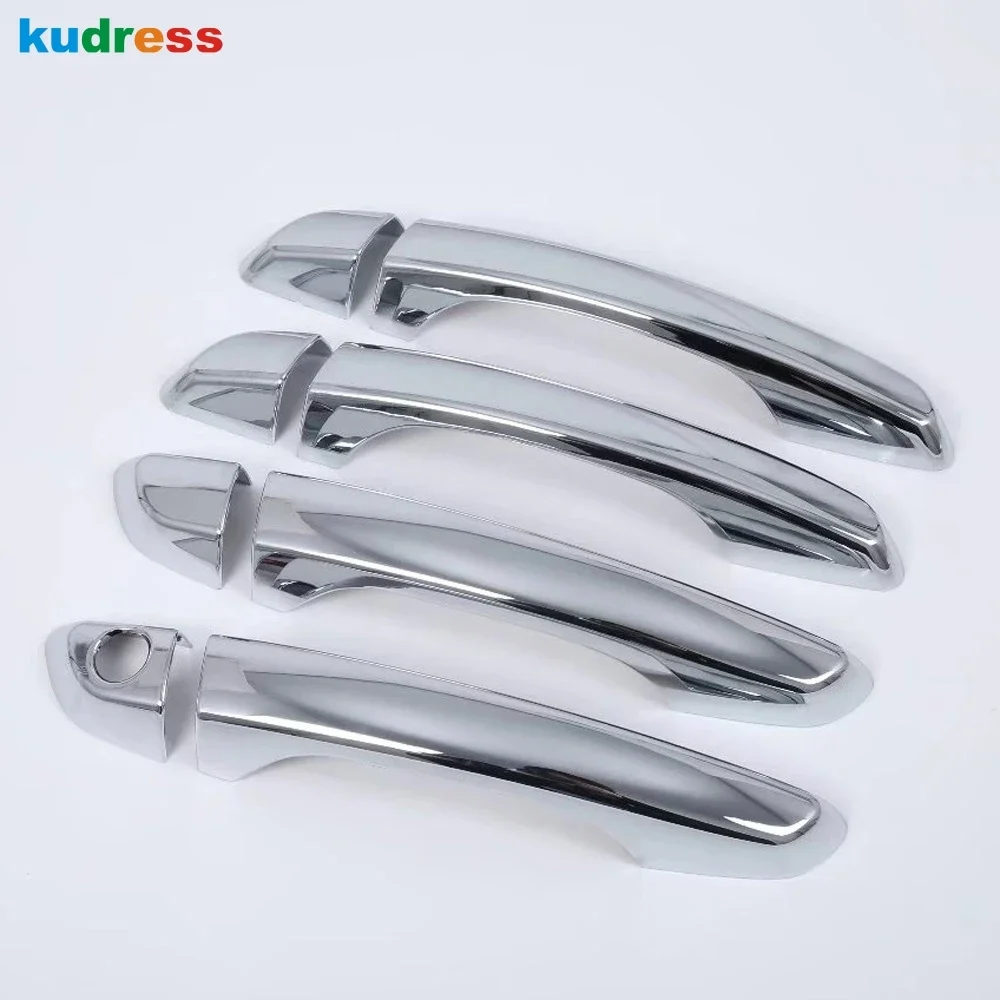 For Hyundai Verna Solaris Accent 2018 2019 2020 2021 2022 5th GE Chrome Car Side Door Handle Cover Trim Exterior Accessories