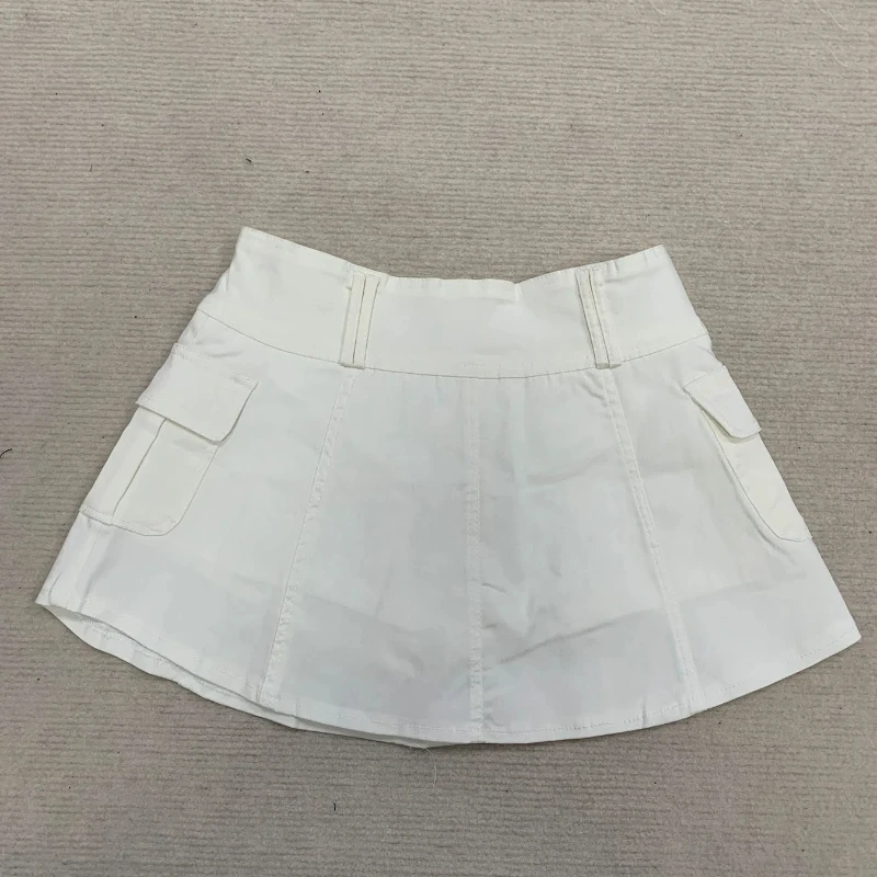 

Сексуальная корейская летняя уличная однотонная джинсовая плиссированная юбка, персонализированная короткая юбка-карандаш для дерзких девушек, женская одежда