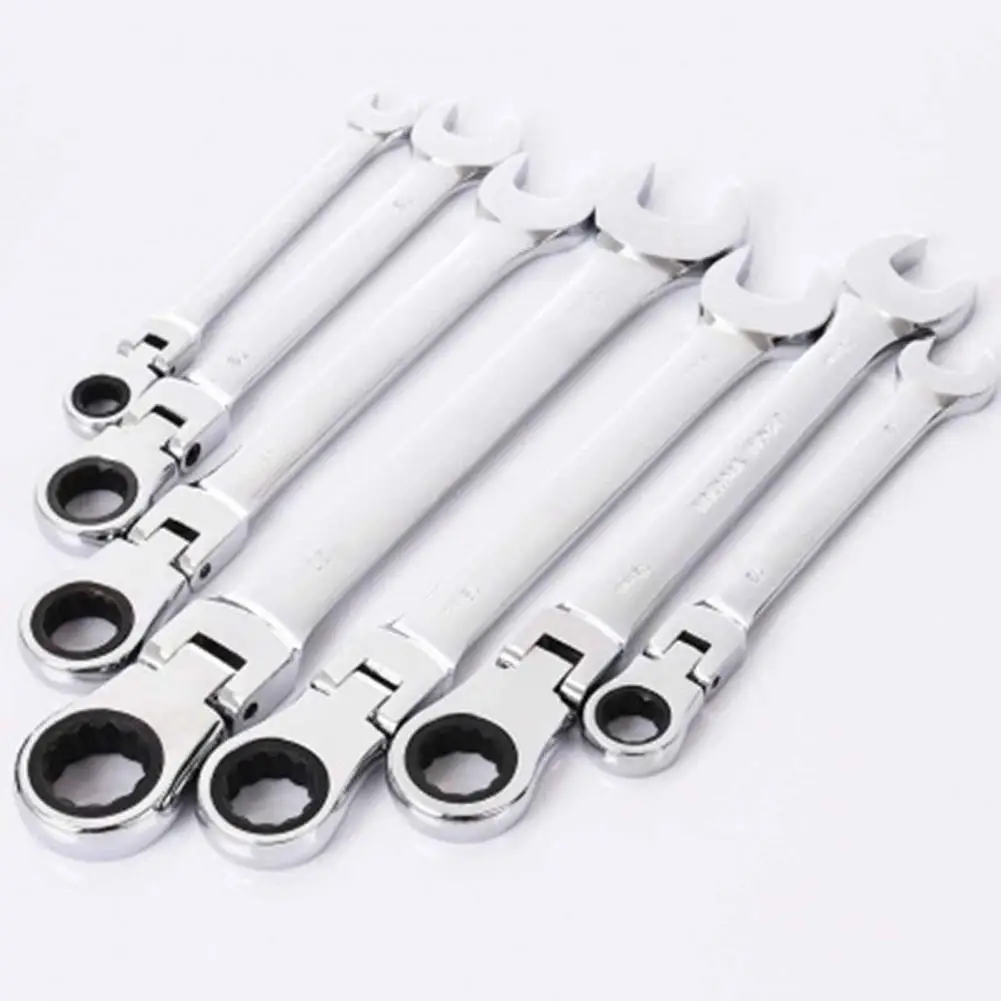 8/9/10/11/12/13/14/15/16/17/18/19mm Combination Ratchet Wrench Flexible Head Ratchet Tool Ratchet Combination Set Hand Tools