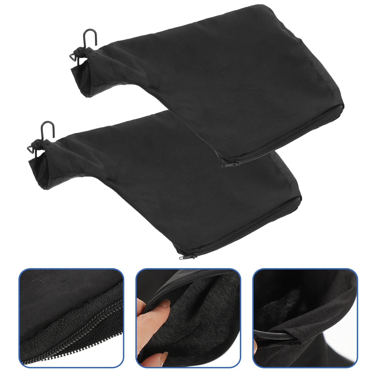 2 Pcs Saw Aluminum Machine Dust Bag 10 Inch Steel Wire Design Easy Disassemble Clean Workbench Compatible Cutters Edge Planers