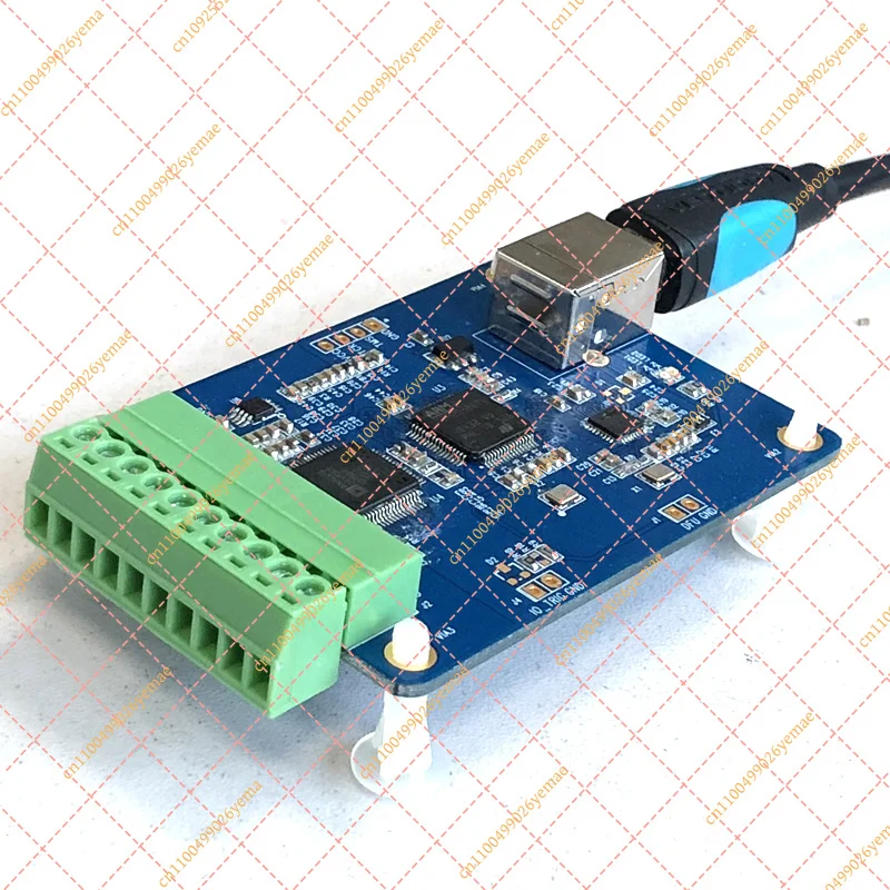 AD7606 16-Bit 8-Channel Synchronous ADC Module - High-Speed USB Data Acquisition Board for Multi-Channel Signal Processing