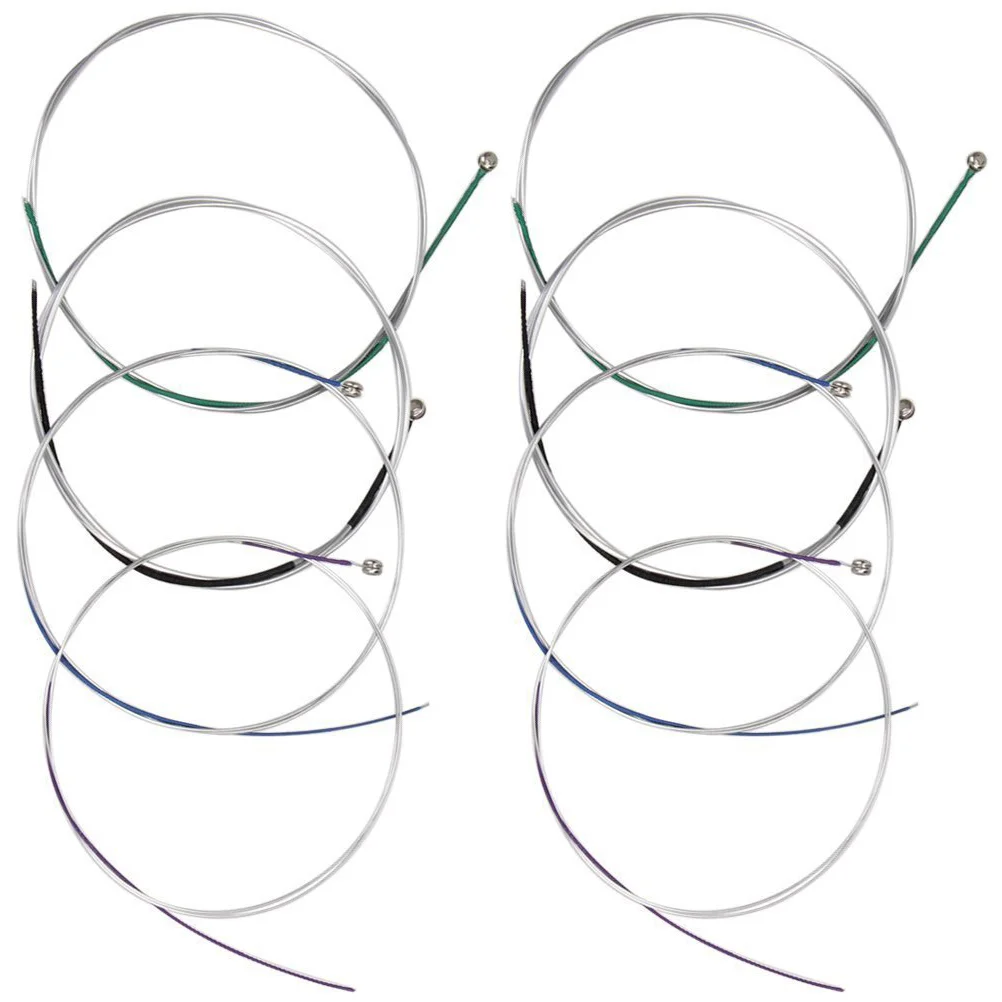 

8pcs 4/4 Violin Strings Full Set Replacement Nickel-Plated Ball Head Durable Violin String Replacements 0.26-0.73Mm 56Cm Fiddle