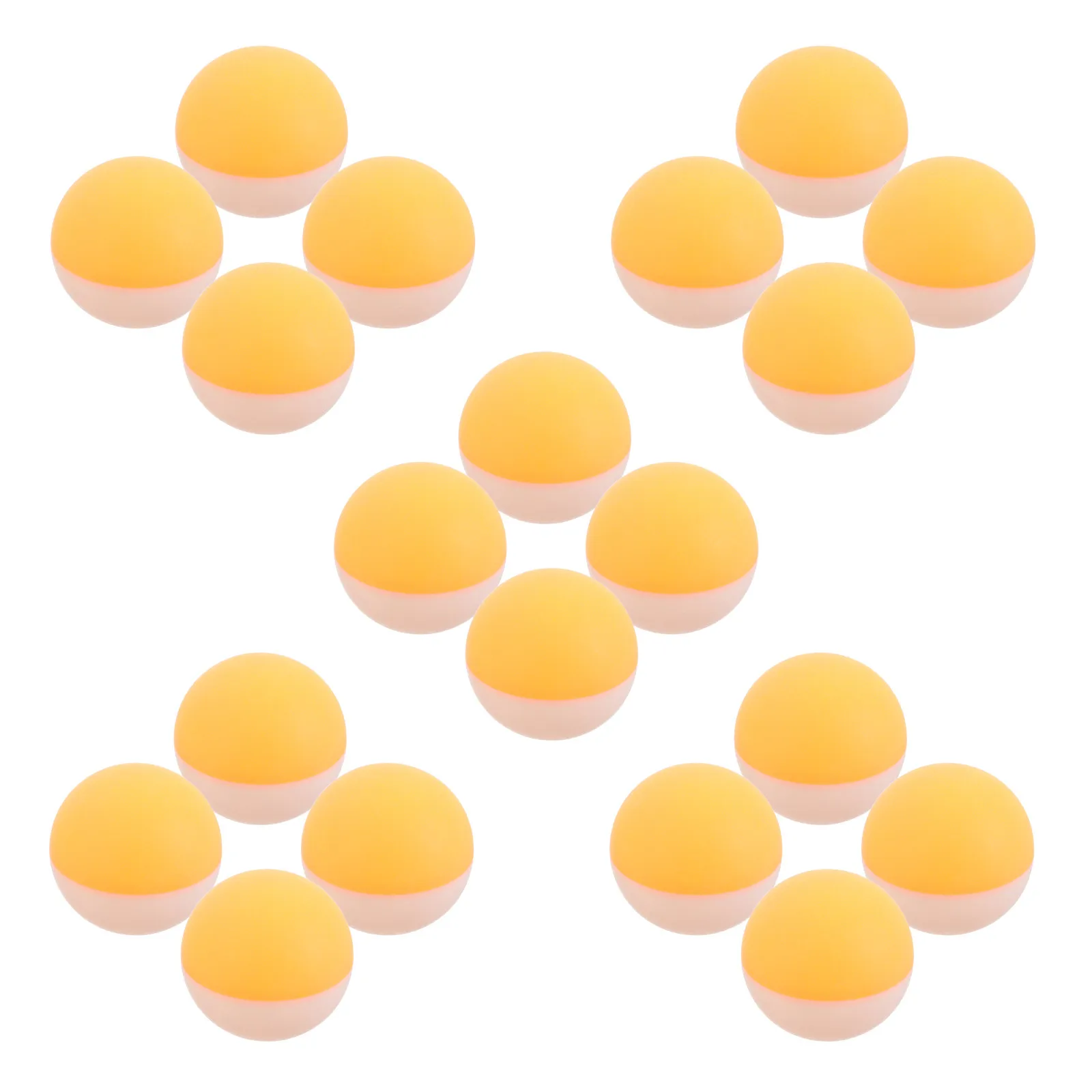 

20Pcs Table Tennis Balls Vibrant Dual Color High Bounce Durability Easy Grip Small Size for Training Practice Play