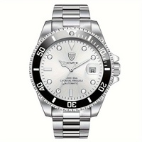 TEVISE Men's Automatic Mechanical Watch Night Vision Waterproof Stainless Steel Top Brand Fashion Business Wristwatch