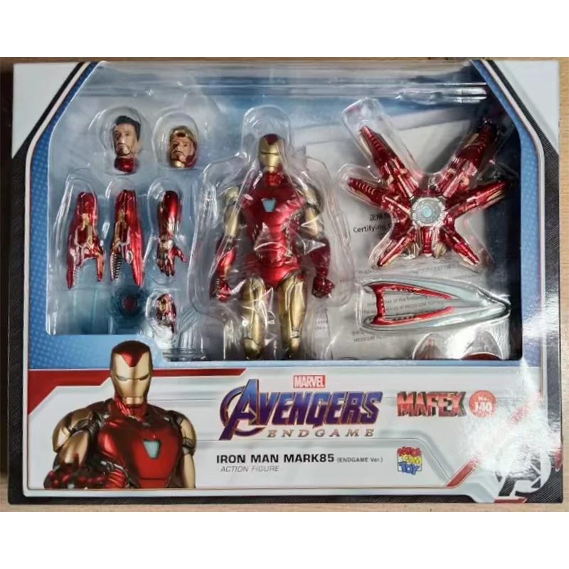 In Stock Original Medicom Toy Avengers Endgame MAFEX No.140 Iron