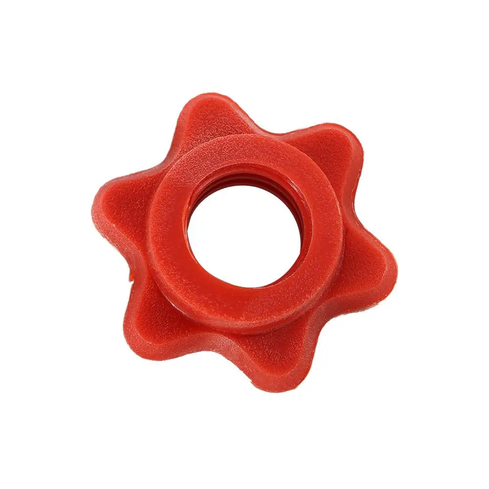 Solid Steel Fixed Dumbbell Clamps Dumbell Spin-lock Weight Lifting Accessories Barbell Bar Dumbell Nut Hexagon Nut Collar Screw