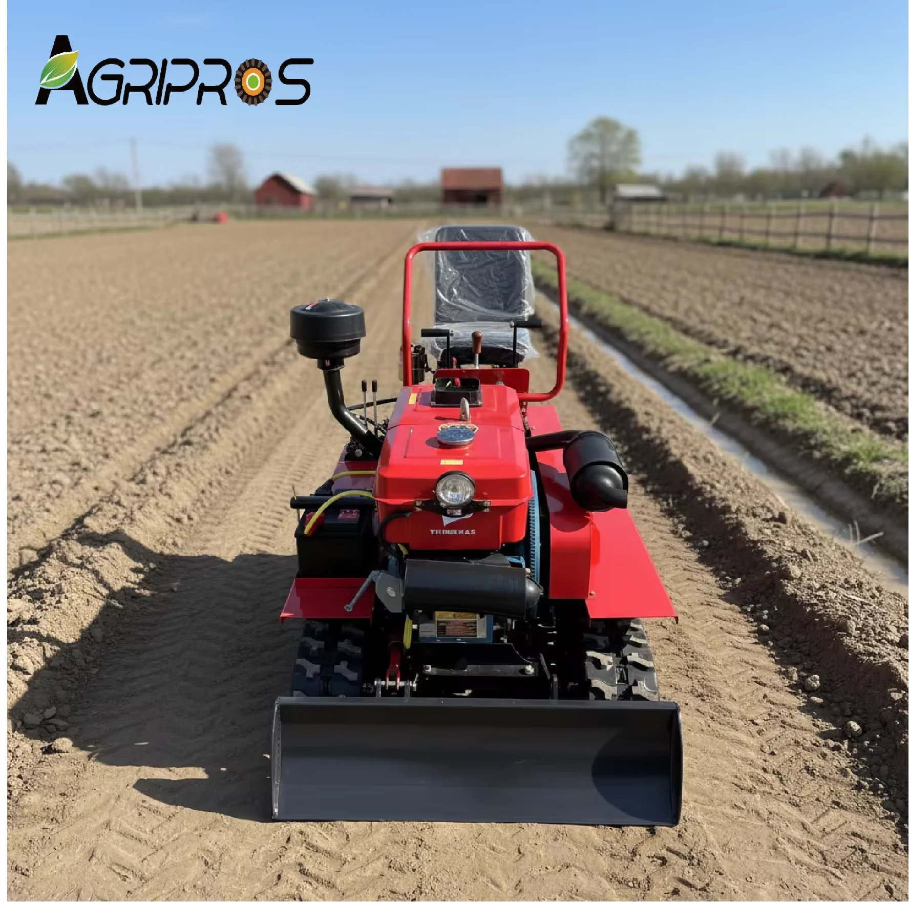 25-35HP Tractor Dozer Blade (1m/1.2m) | Durable Lightweight Land Grading & Snow Removal Attachment for Agriculture Construction