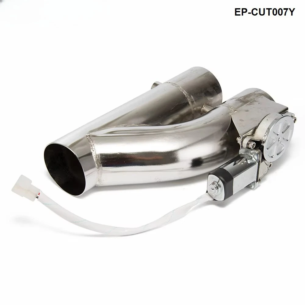 منتج حاصل على براءة اختراع 2 " / 2.25" / 2.5 " / 3" انقطاع أنبوب العادم الكهربائي قطع إلكترونية مجموعة التحكم عن بعد ذات الصمام المزدوج EP-CUT007Y #6