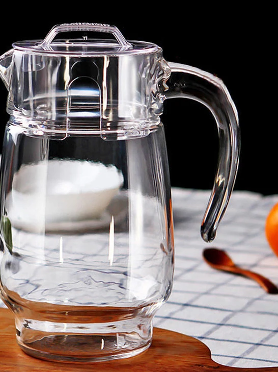 

Крышка для стеклянного кувшина Luminarc, крышка для чайника, крышка для кувшина для холодных напитков, крышка для кувшина Dubill Tie, крышка для кувшина для горячей воды, емкость 1 литр, французский стиль...