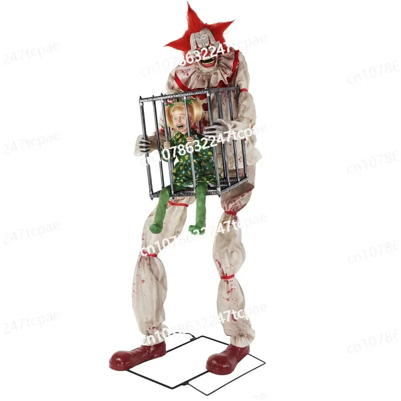 

Хэллоуин Новый Электрический Индукционный Забавный Клоун Электрический Бар Дом с Привидениями Секретная Комната Ролевая Игра Настольная Игра Атмосфера Макет Pr