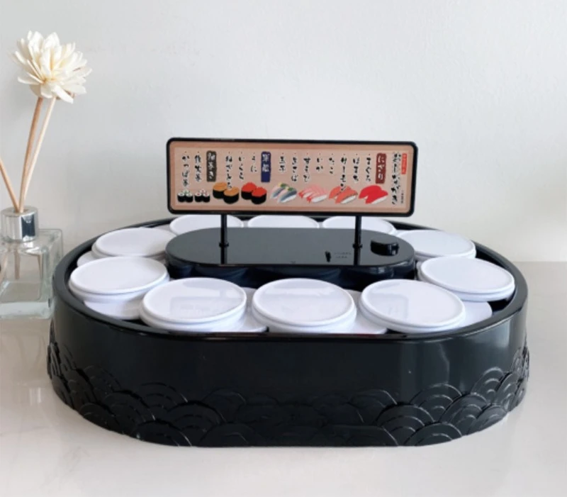 

Rotary Sushi Equipment Switch Restaurant Platter Automatic Rotary Dessert Machine Carousel Cake Bench Party Baking Artifact