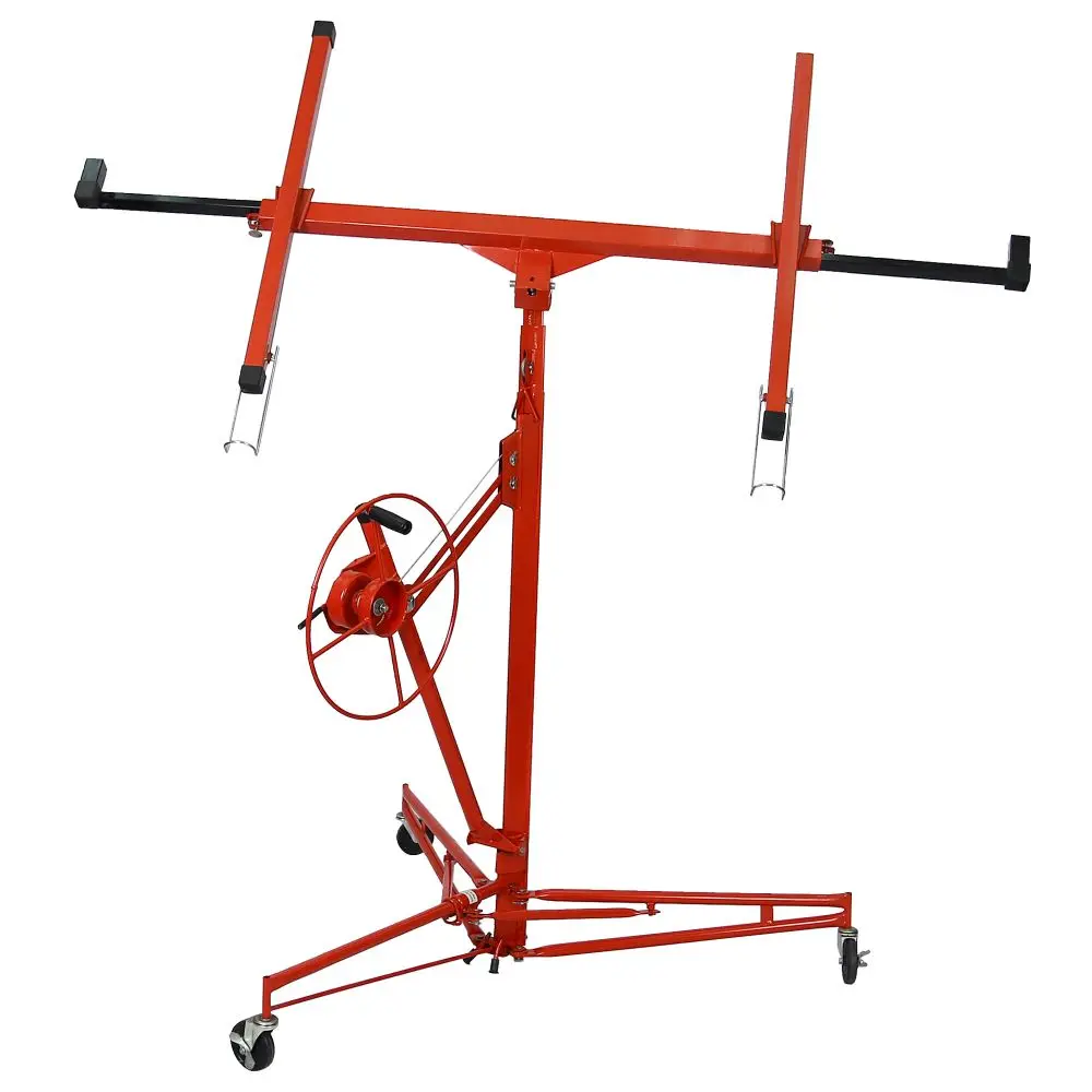 

Dreamzon Drywall Lift Panel 11' Lift Drywall Panel Hoist Jack Lifter,red