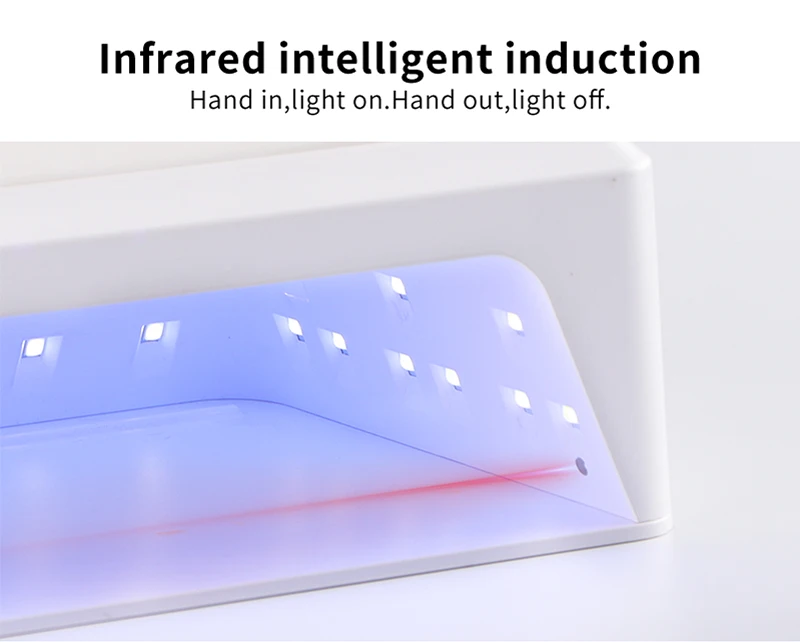 72 واط UV LED 2 في 1 مسمار الفن مصباح المهنية مسمار الفن مصباح وسادة اليد 60 المصابيح علاج جميع المواد الهلامية مسمار الفن مصباح لصالون الأظافر المنزل