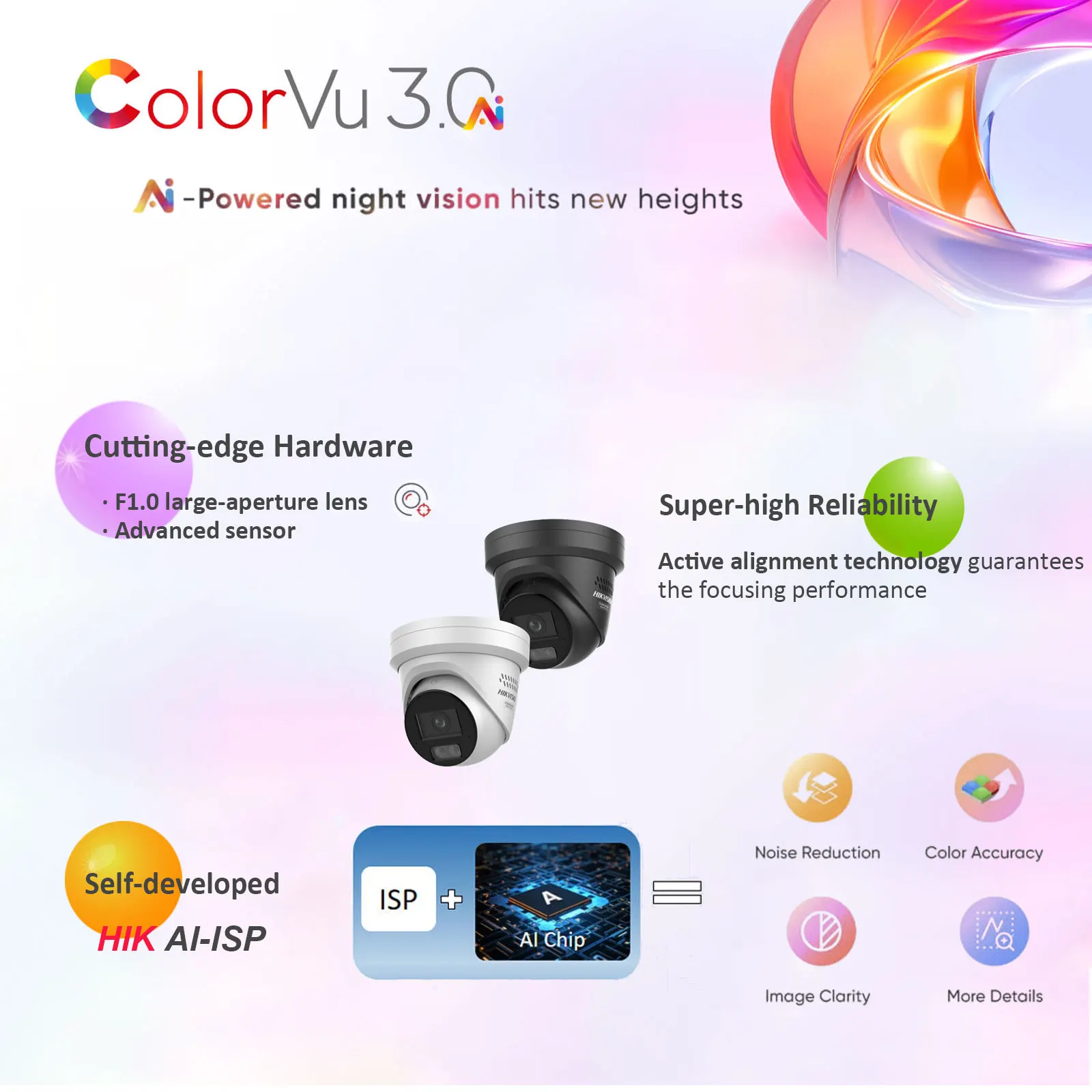 Hikvision 8MP IP Camera DS-2CD2387G3-LIS2UY/SL DS-2CD2387G3-LIS2UY/SRB Smart Hybrid Light ColorVu3.0 Acusense3.0 HikAI-ISP