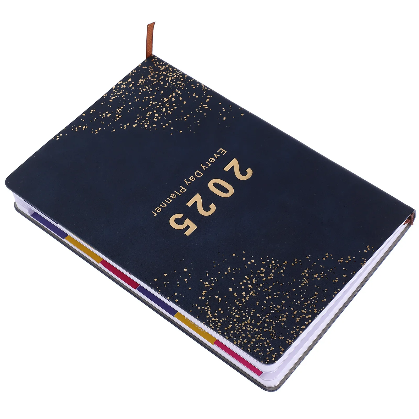 Academic Planner PU Material Portable Notebook Daily Scheduler Organizer Household Office Note Book Suitable for Study Travel