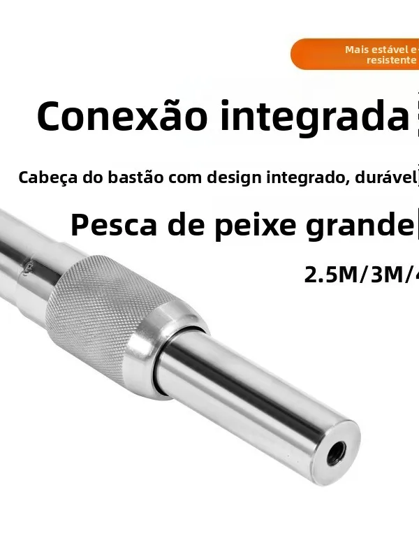ステンレス鋼厚みのある超硬格納式ネットロッド-3-メートル大型オブジェクトフルセットソリッドヘッド強力なネット漁具