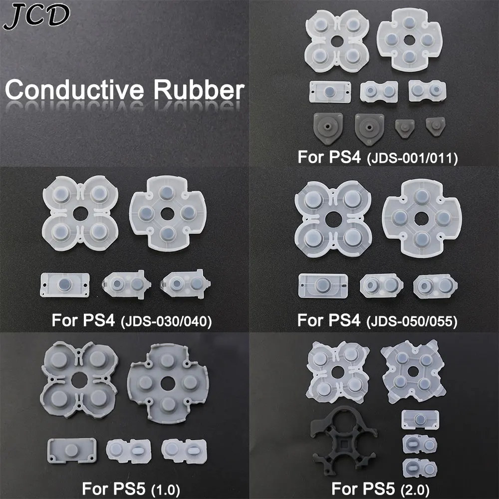 

JCD 2 комплекта для PS4 Pro тонкий контроллер JDS 001 011 030 040 050 055 для PS5 сменная детская силиконовая панель с кнопкой