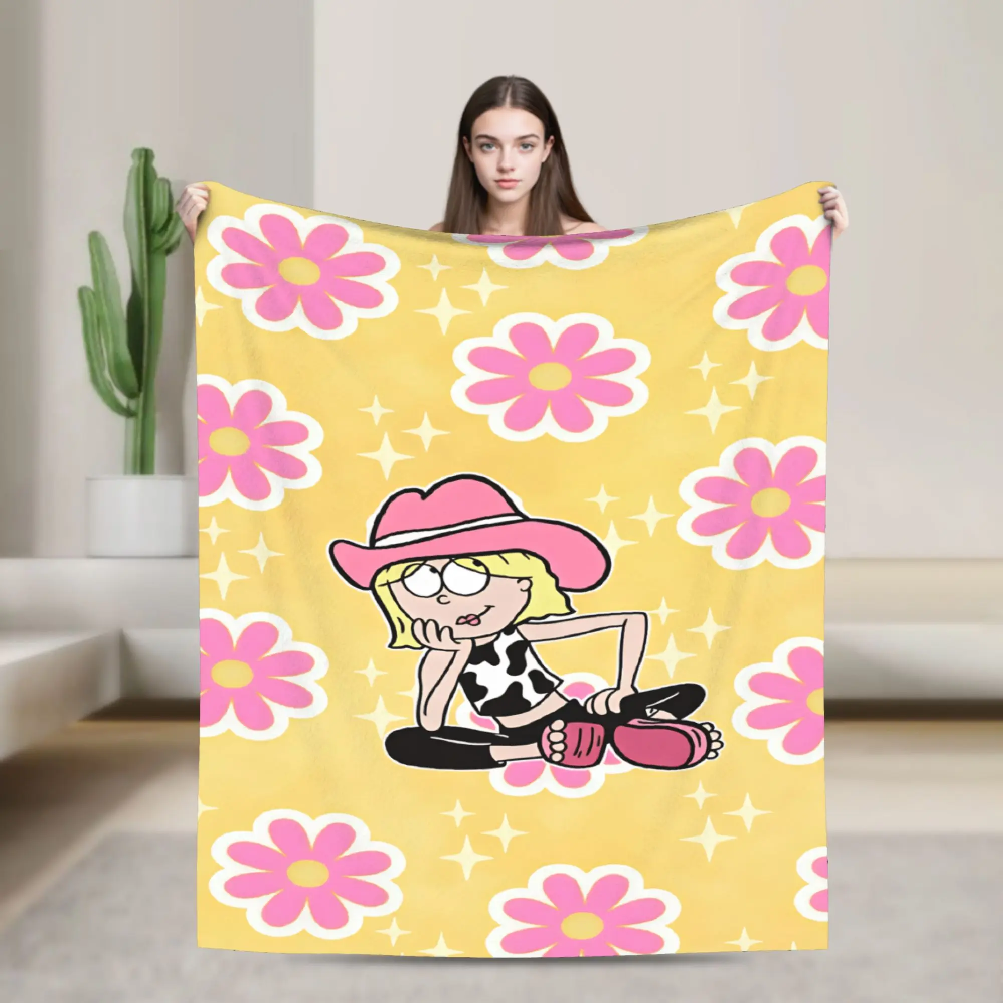 Warm Soft Blankets Camping Lizzies Cartoon McGuires Throw Blanket  Flannel Bedspread For Couch Bed Novelty Sofa Bed Cover