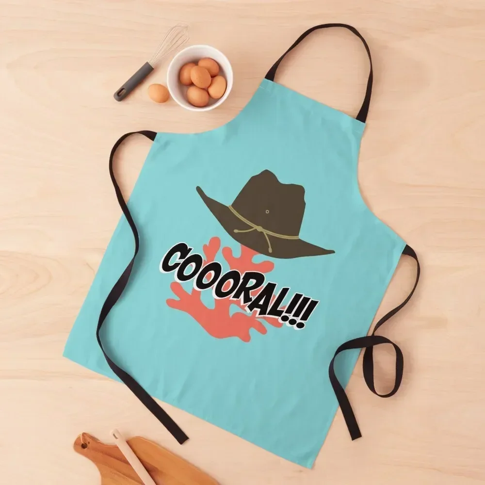 

carl coral grimes - black Apron household woman Ladies Apron