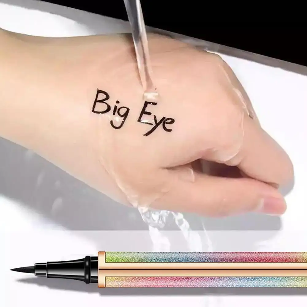 Eyeliner Cool Black Star Eyeliner Pen Waterdichte Olie Proof Niet-Smudging Langdurig Zweetbestendig Sneldrogend