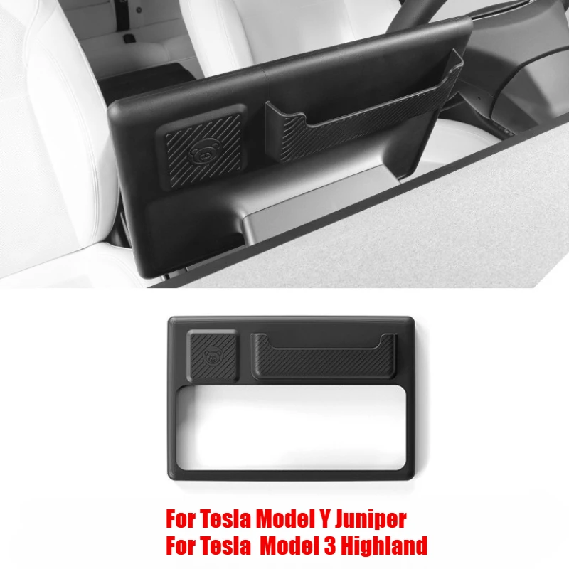 

For Tesla Model Y Juniper Launch 2025 Model 3 Highland Screen Protector Cover Frame Edge Navigation TPE Protective ETC Organizer